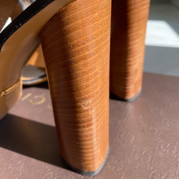 Gucci Python Ankle Wrap Heel Sandal - Picture 9 of 16